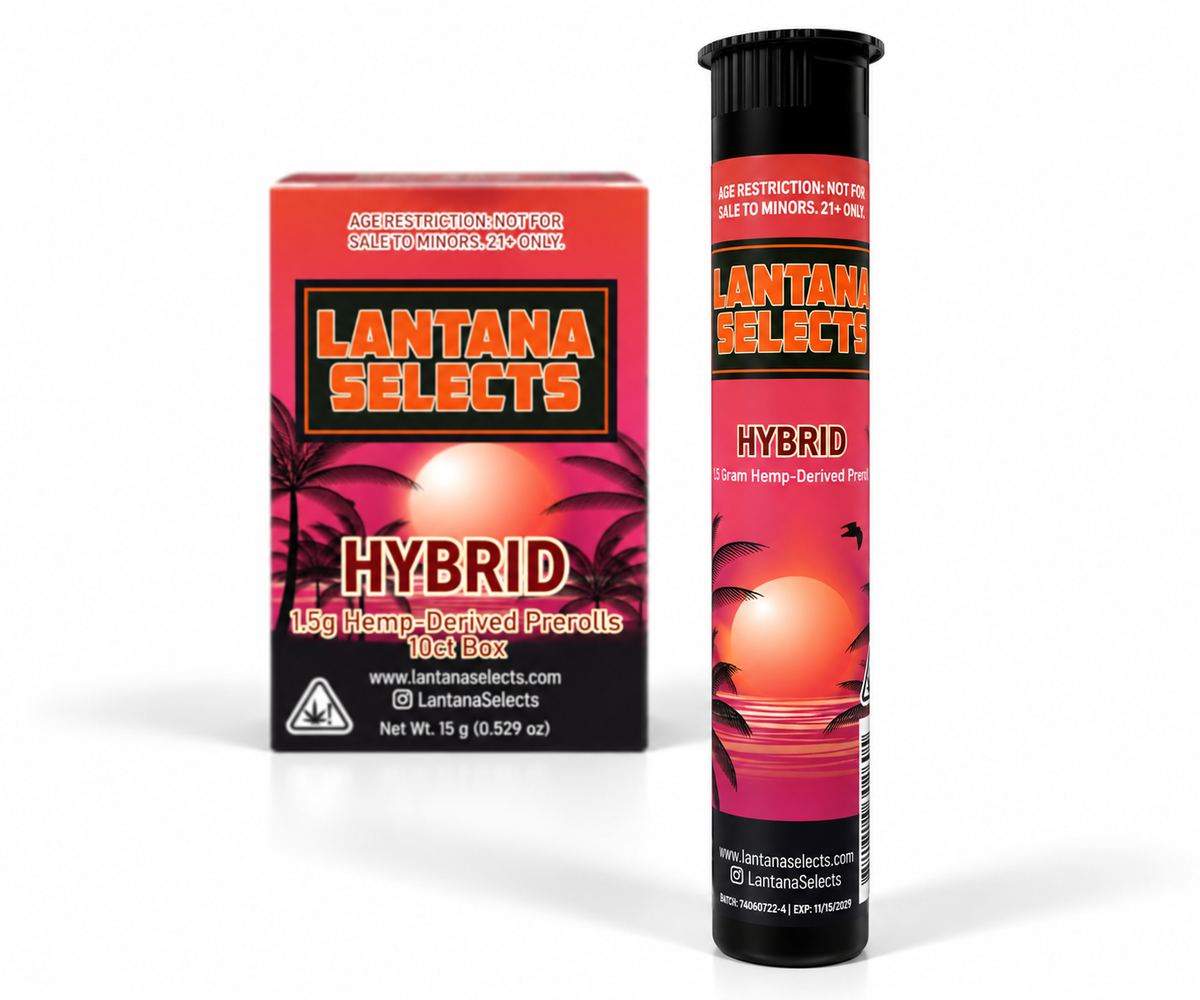 Lantana Selects Hybrid | 1.5g Hemp-Derived Preroll